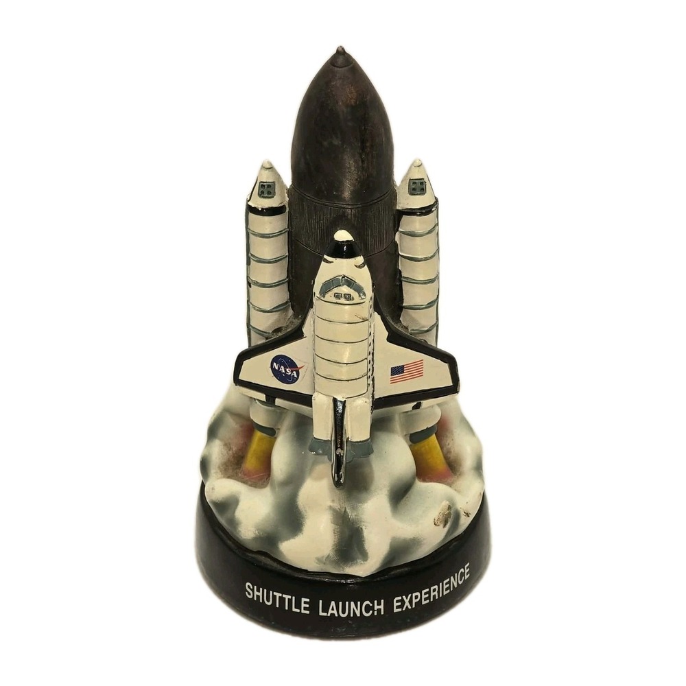 🚀🌌 NASA Space Shuttle Launch‎ Experience Coin Bank Display